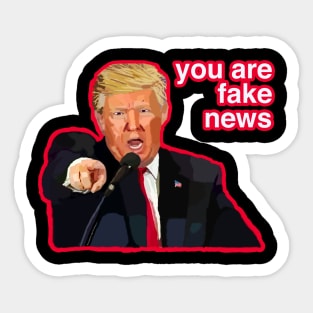 you are fake news Sticker